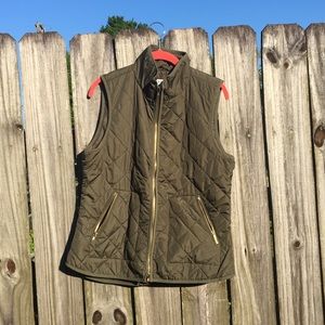 Olive Green Vest
